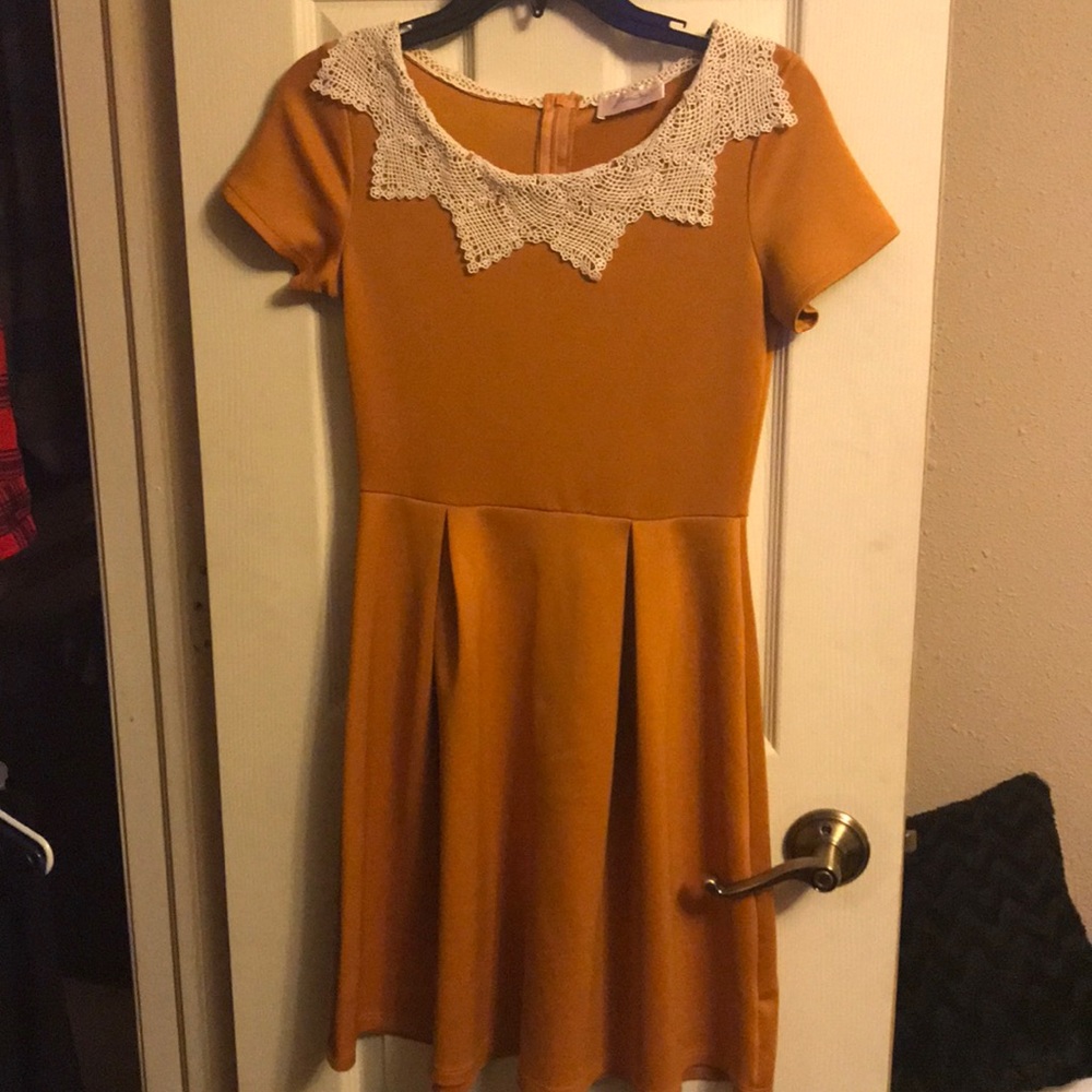 Freeway Mustard Dress